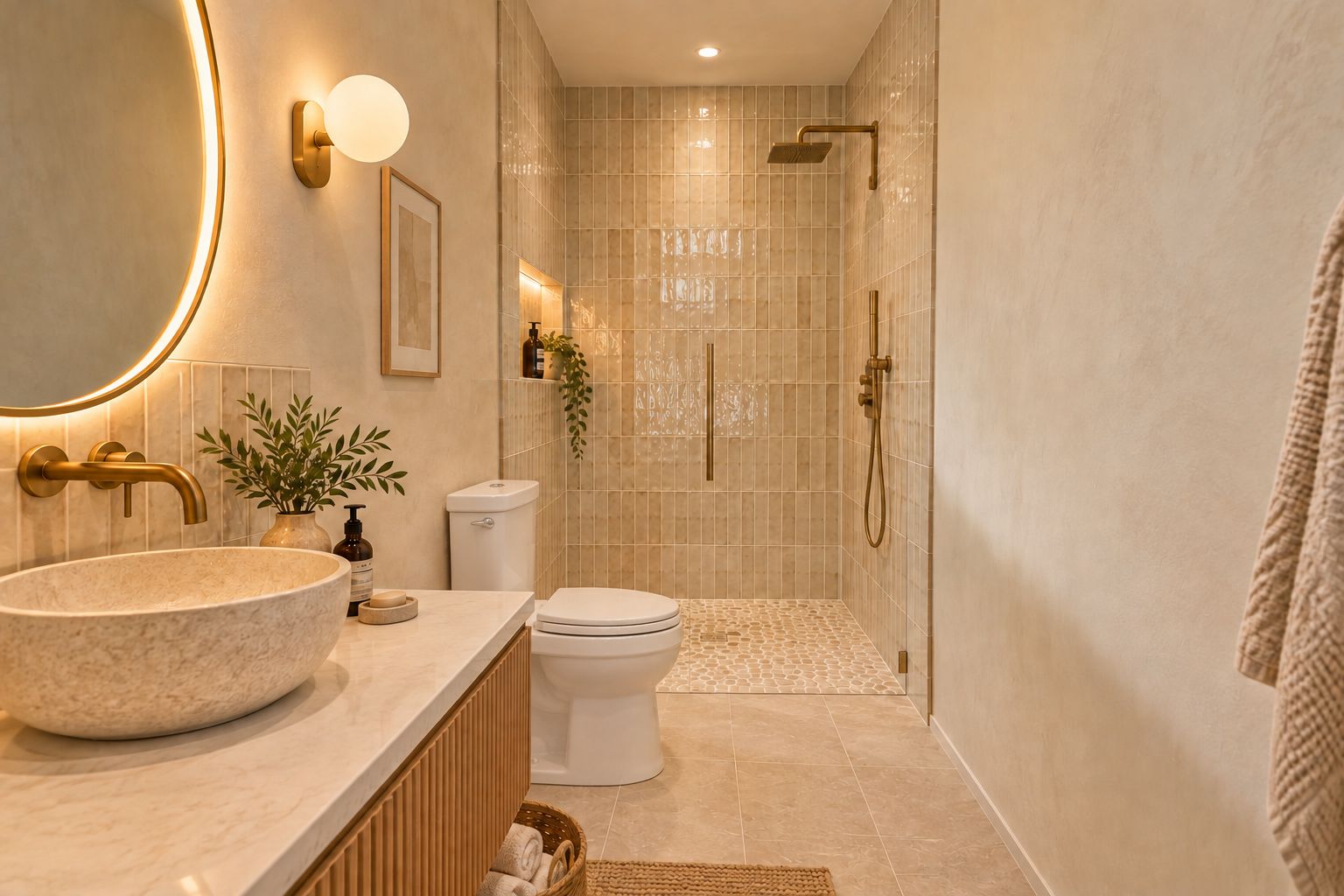 Hall bath, 7103 Ryan Drive rendering