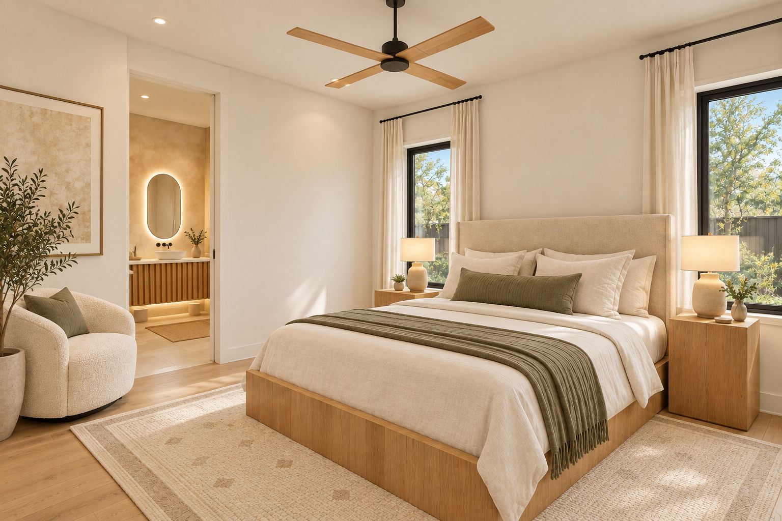 Primary bedroom, 7103 Ryan Drive rendering